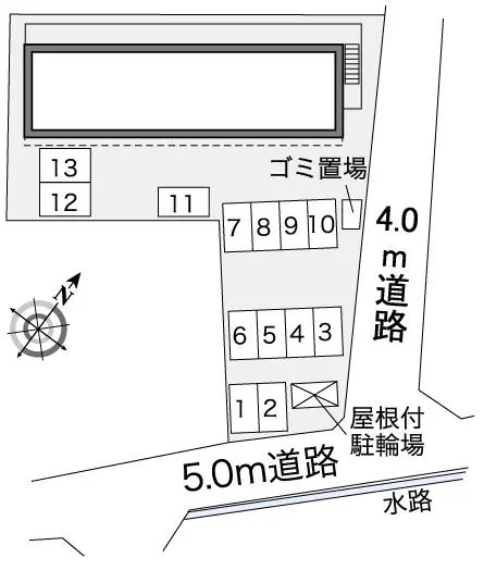 ★手数料０円★彦根市宇尾町 月極駐車場